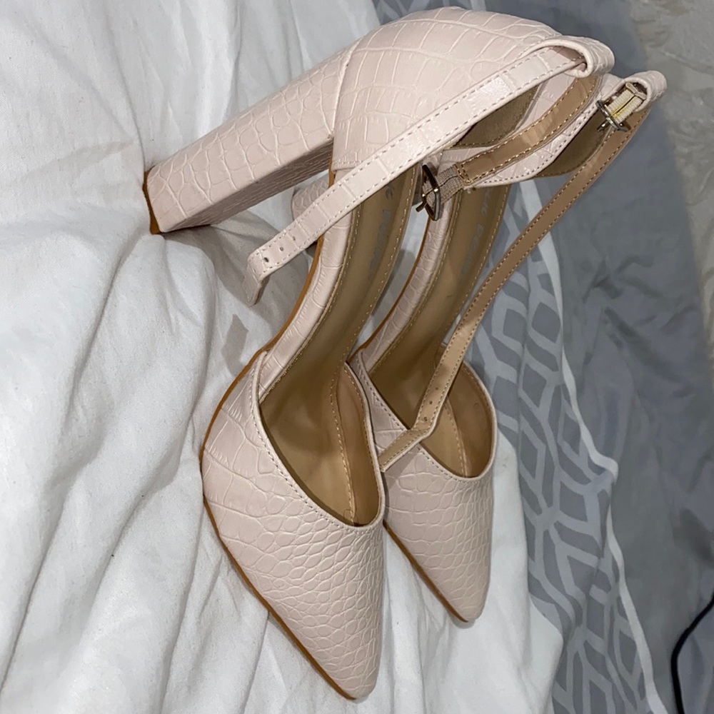 Beige heels from ASOS, never worn! Brand new!